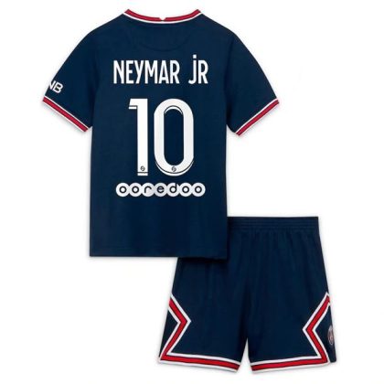 Otroški Paris Saint Germain PSG Neymar Jr 10 Nogometni Dresi Kompleti Domači 2021-22
