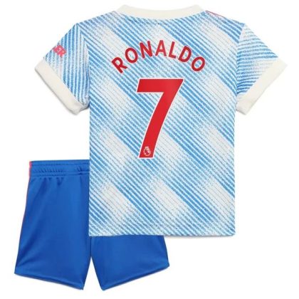 Manchester United Cristiano Ronaldo 7 Otroški Nogometni Dresi Gostujoči 2021-22