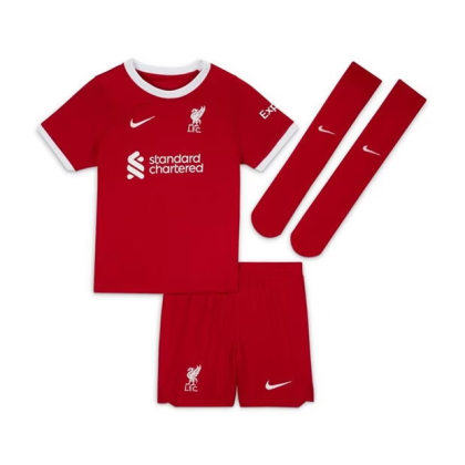 Otroški Liverpool Nogometni Dresi Kompleti Domači 2023 2024