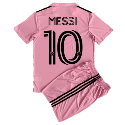 Otroški Inter Miami CF Messi 10 Nogometni Dresi Kompleti Domači 2023 2024
