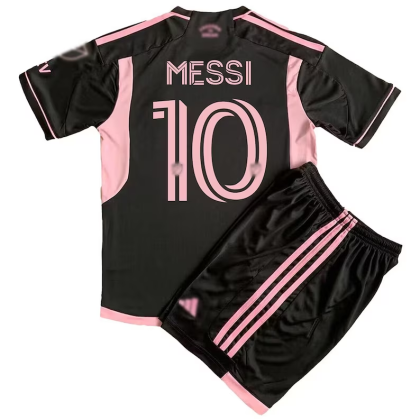 Otroški Inter Miami CF Messi 10 Nogometni Dresi Kompleti Gostujoči 2023 2024