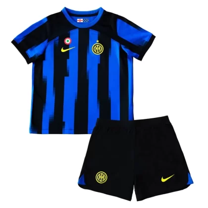 Otroški Inter Milan Nogometni Dresi Kompleti Domači 2023 2024